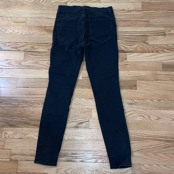 Gap True Skinny Super Skinny Black Jeans Size 26 - Picture 7 of 7